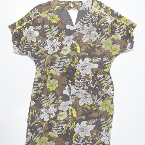 Laura Ashley Women's Multicoloured Floral Shift Dress Size 10