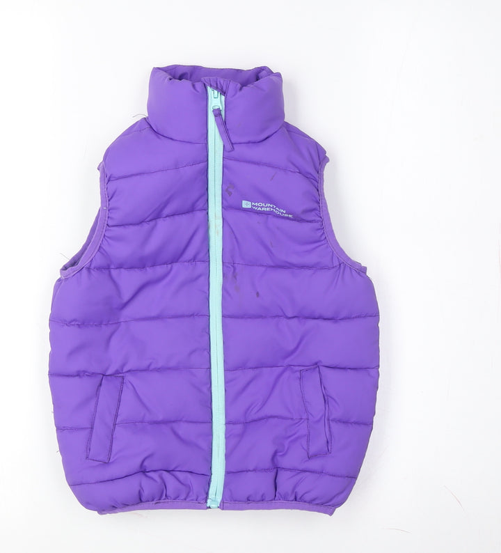 Mountain Warehouse Girls Purple Puffer Jacket 3-4 Years