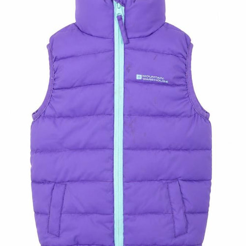 Mountain Warehouse Girls Purple Puffer Jacket 3-4 Years