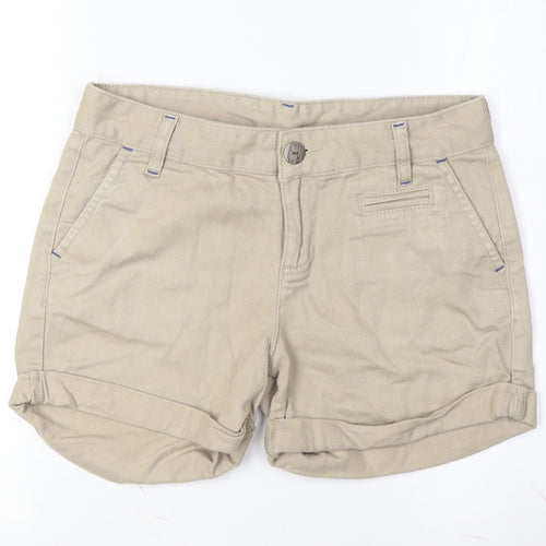 Henry Holland Women's Beige Casual Cuffed Shorts - Size 6