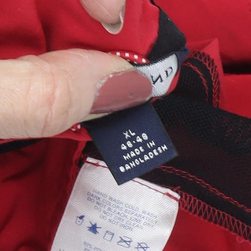 Lands' End Men's Red Windbreaker Jacket XL