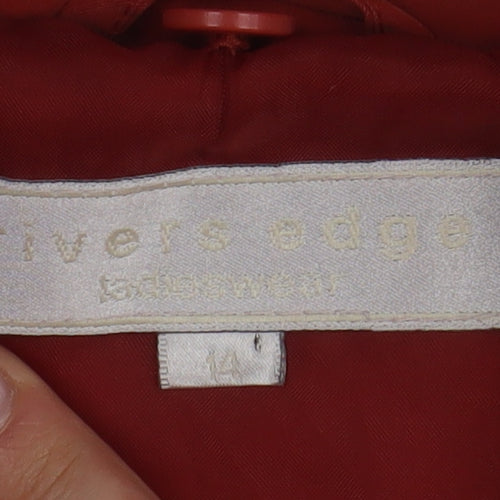Rivers Edge Women's Red Quilted Jacket Size 14