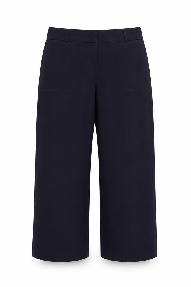 Marks and Spencer Women's Black Trousers, Size 14, Flat Front, Business Casual