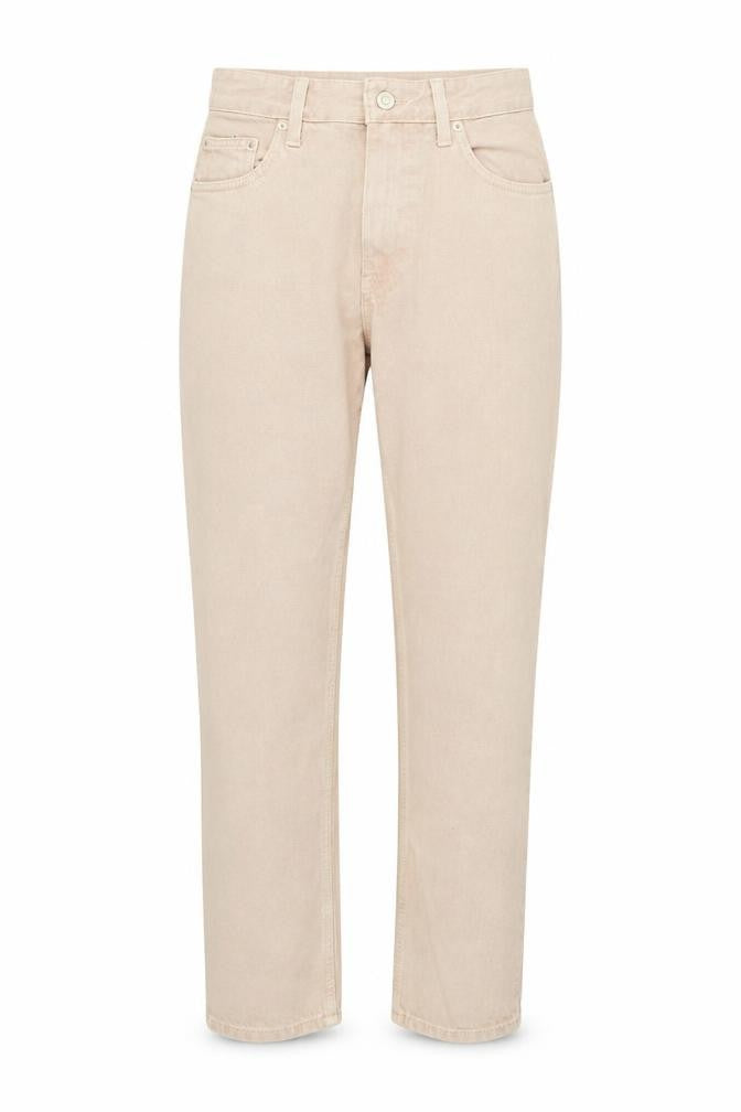Bershka Women's Beige Straight Jeans Size 10 Vintage