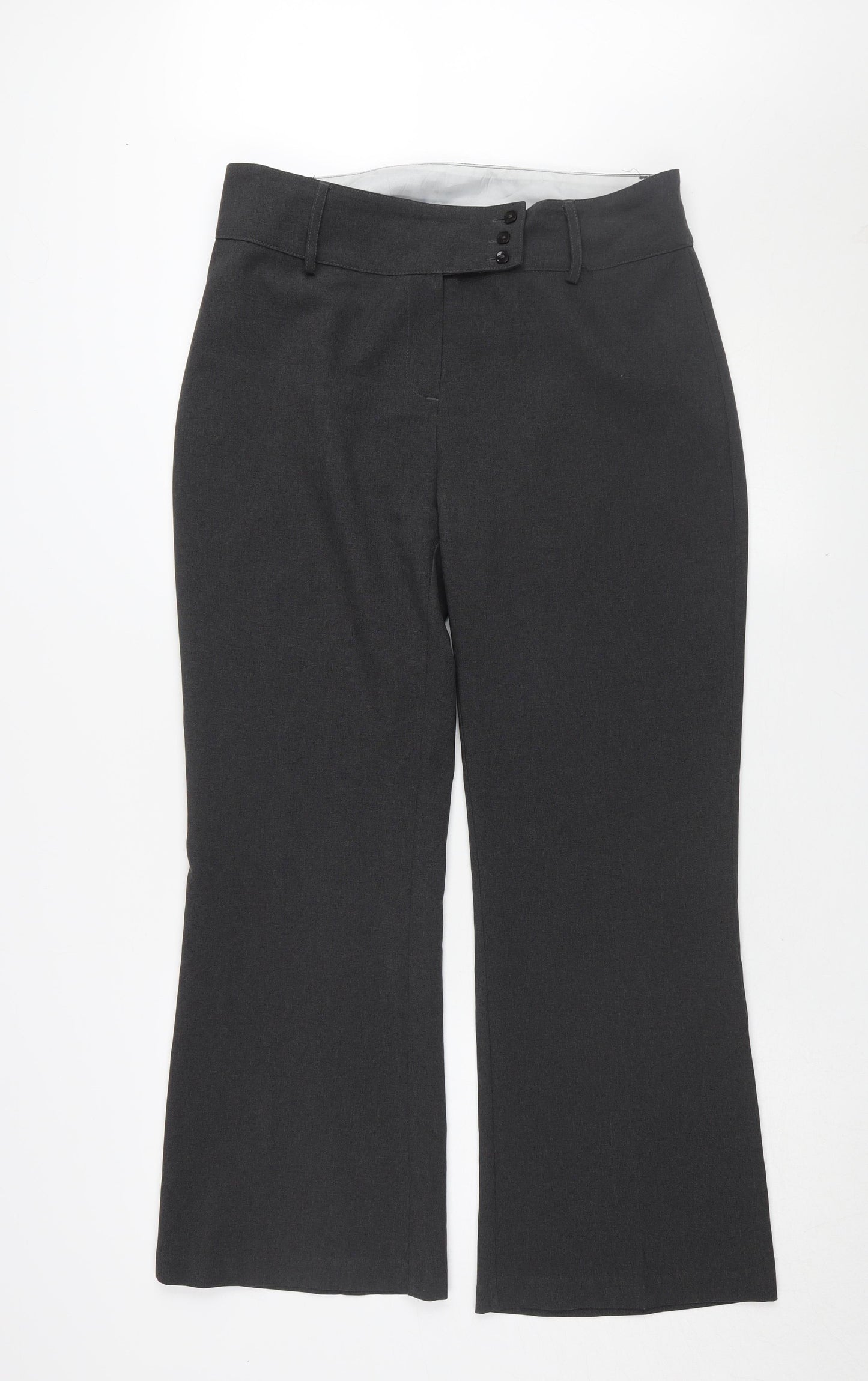Amaranto Women's Flared Dress Pants Black Size 14