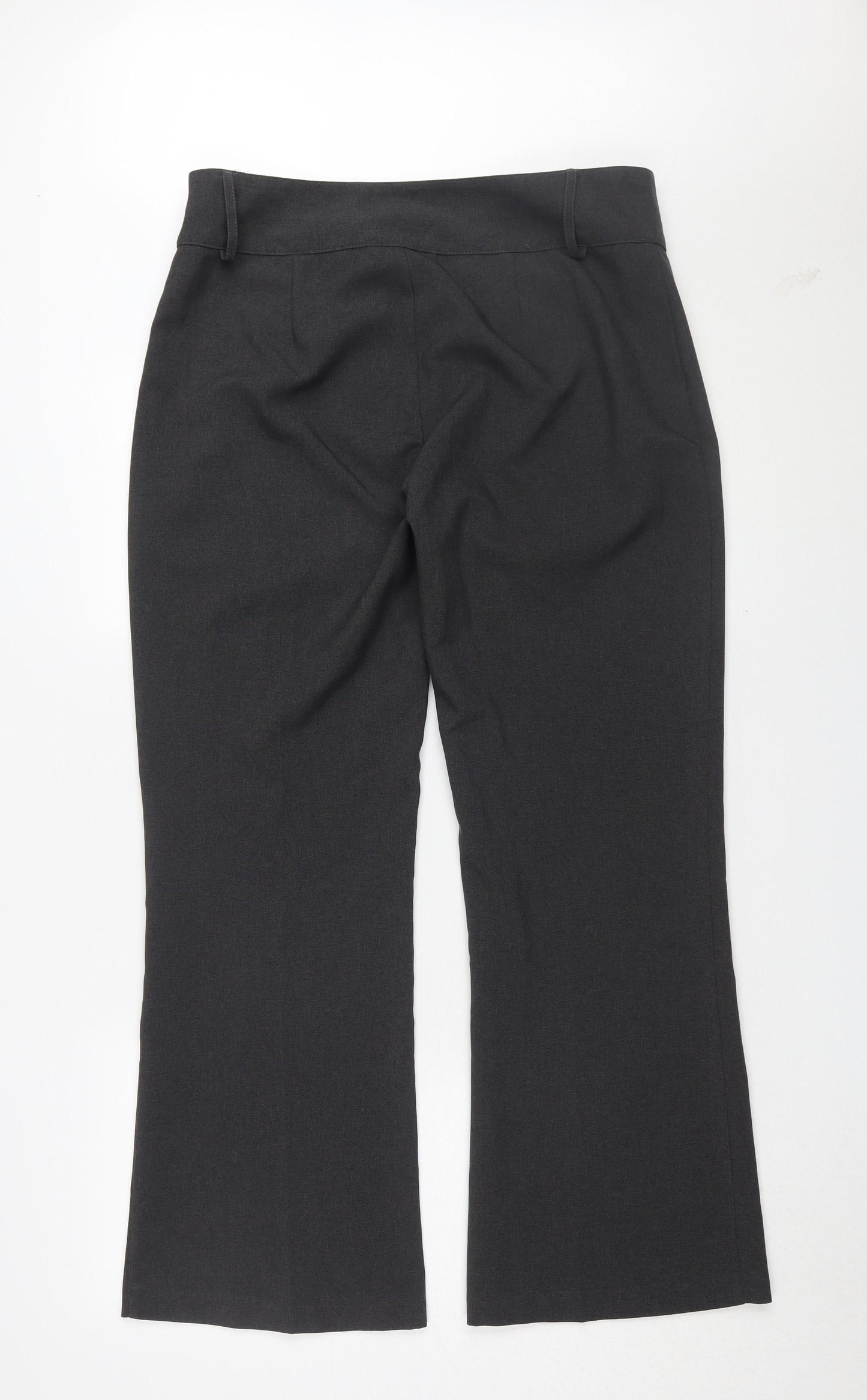Amaranto Women's Flared Dress Pants Black Size 14