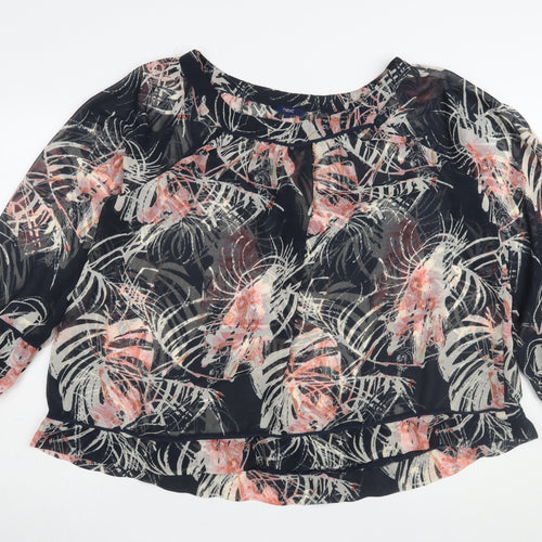 Next Women's Floral Multicoloured Blouse, Size 18