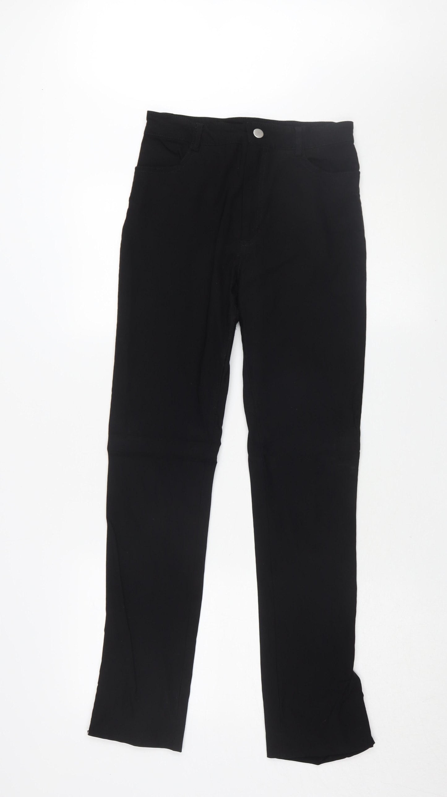 Monki Women's Black Jegging Trousers - Size 12, Slim Fit