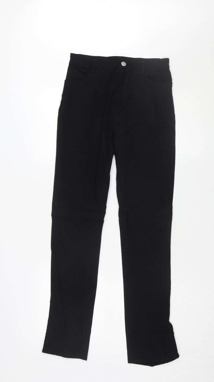 Monki Women's Black Jegging Trousers - Size 12, Slim Fit