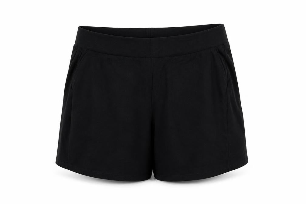 Front view of Torrid Women's Black, size 2, Shorts for Casual Wear