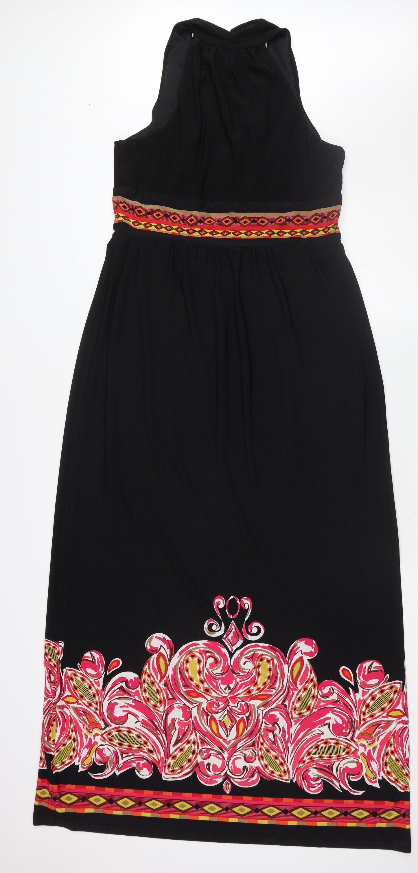 Ronni Nicole Women's Black Maxi Dress Size 14