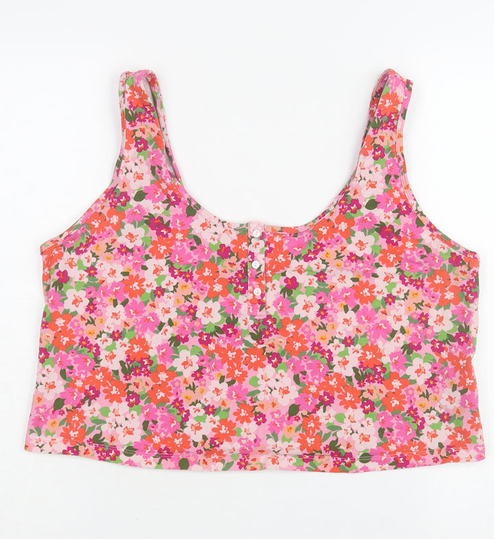 Old Navy Women's Cropped Floral Tank 2XL