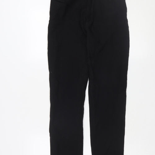 Monki Women's Black Straight Trousers Size 12