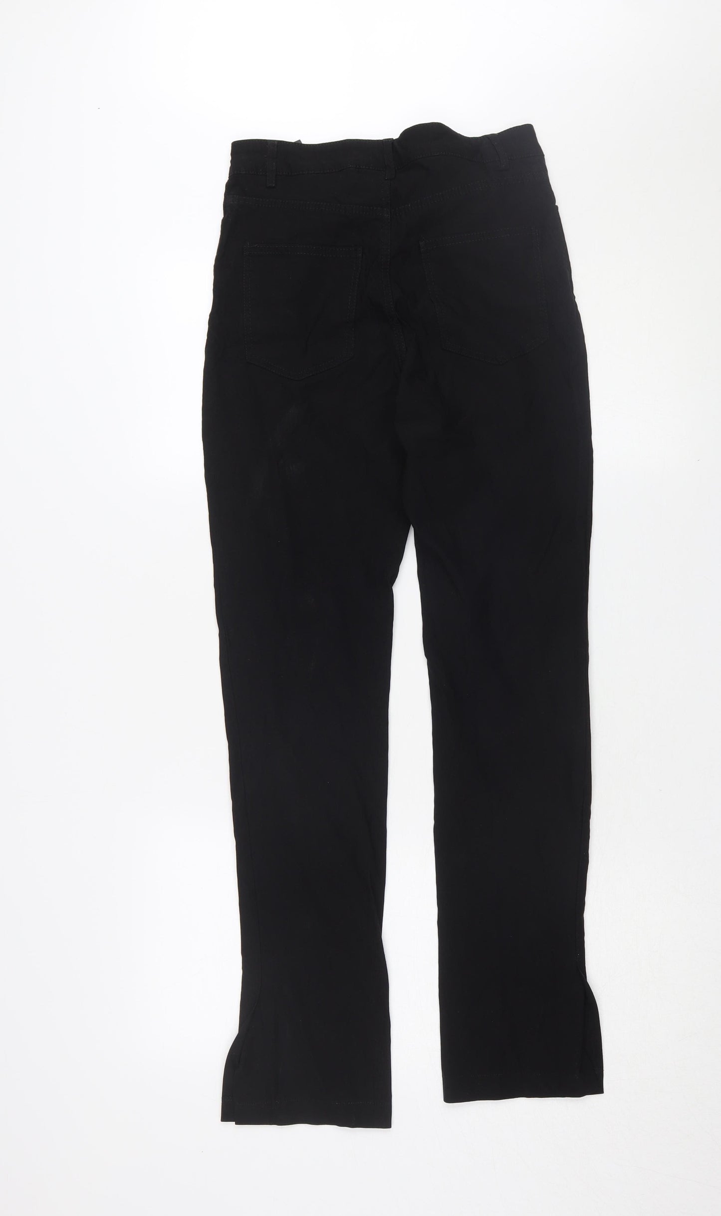 Monki Women's Black Straight Trousers Size 12
