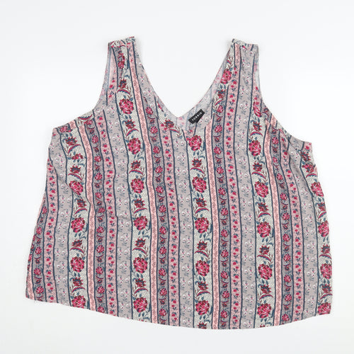 Torrid Women's Plus Size Floral Tank Multicoloured 18