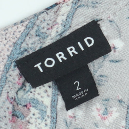 Torrid Women's Plus Size Floral Tank Multicoloured 18