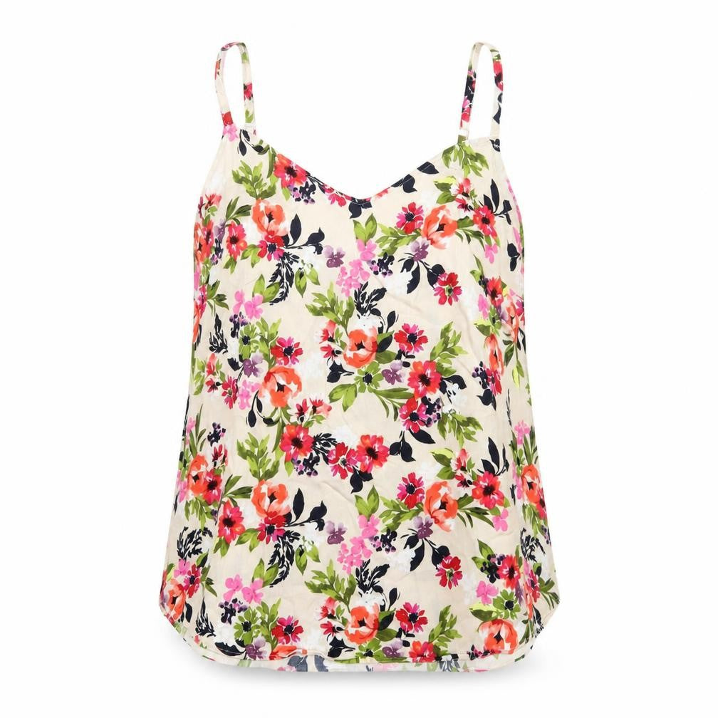 Front view of Torrid Women's Floral Camisole Tank Top, size 2