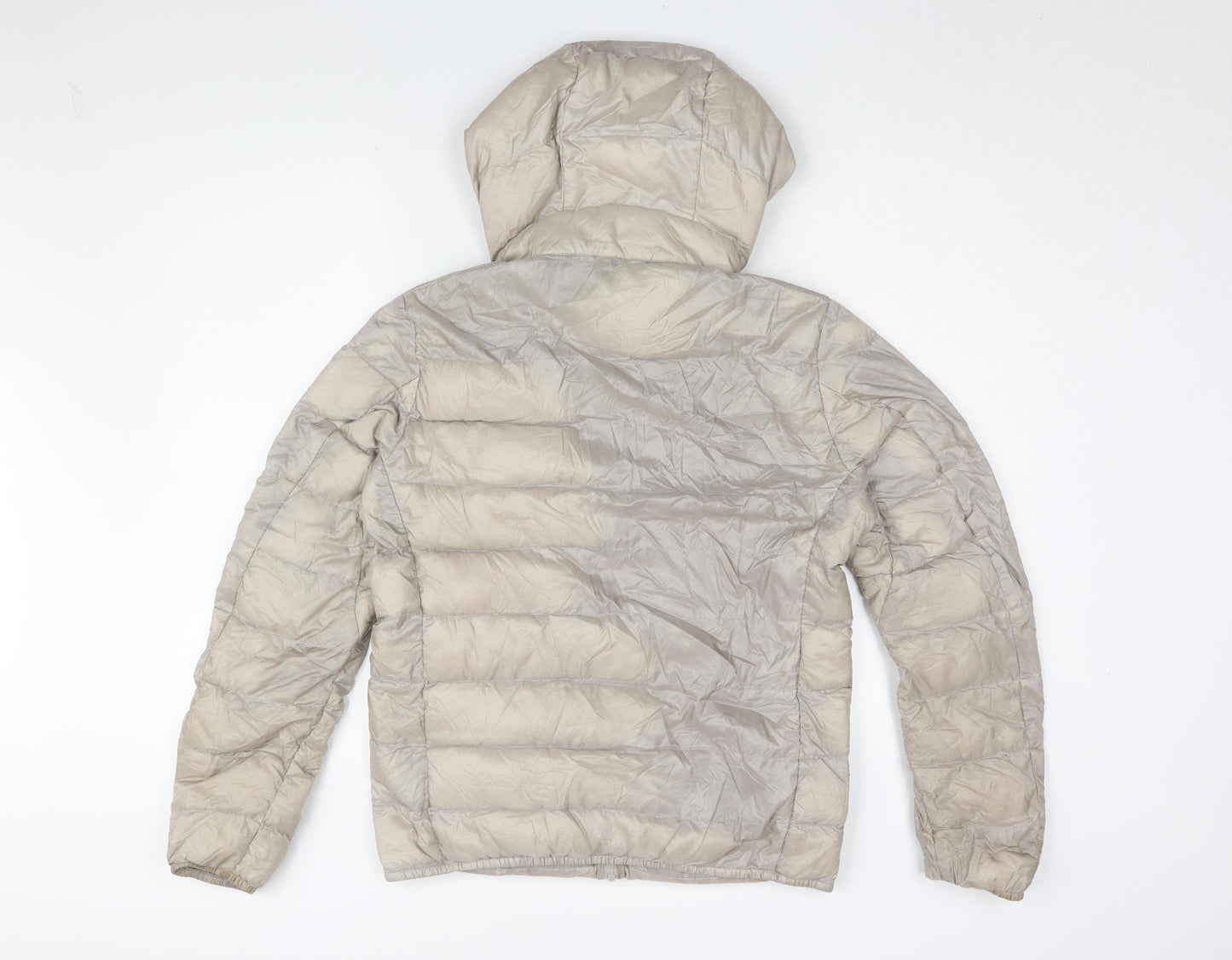 Uniqlo Women's Beige XS Hooded Puffer Jacket