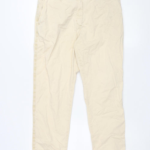Marks and Spencer Women's Beige Chino Trousers