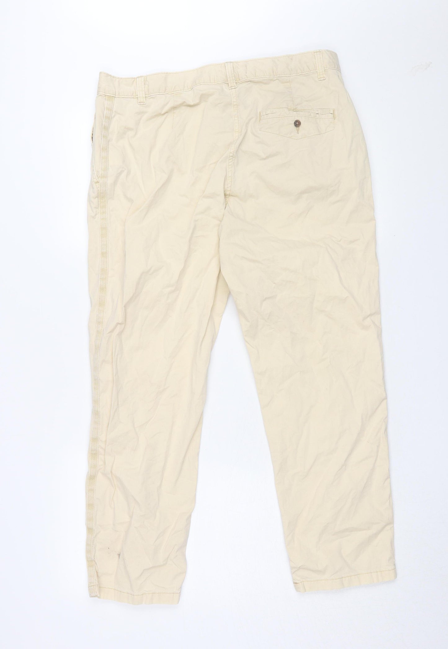 Marks and Spencer Women's Beige Chino Trousers