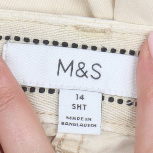 Marks and Spencer Women's Beige Chino Trousers