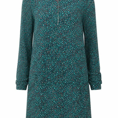Zara Women's Green Polka Dot Shirt Dress, S