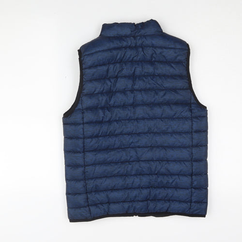 H&M Boys Blue Padded Bodywarmer Jacket, Size 11-12Y