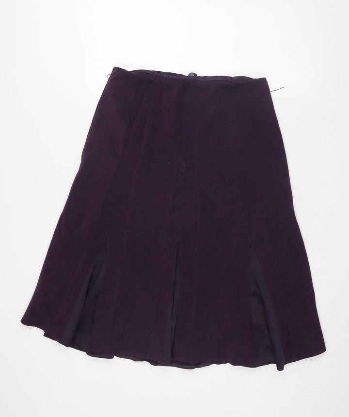 Bm Women's Purple Flare Skirt Size 12