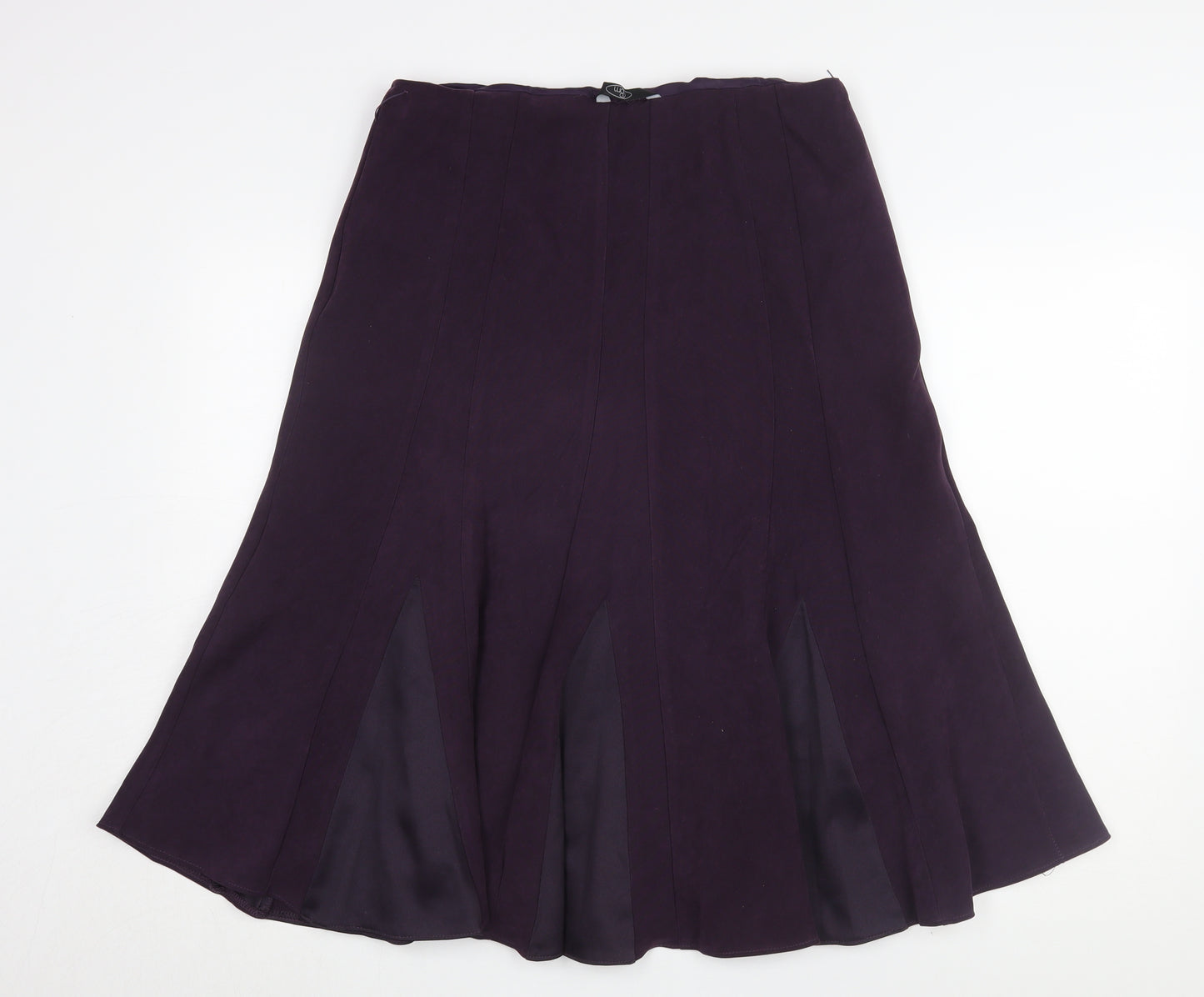 Bm Women's Purple Flare Skirt Size 12