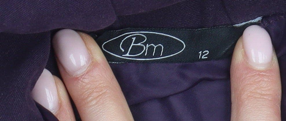 Bm Women's Purple Flare Skirt Size 12