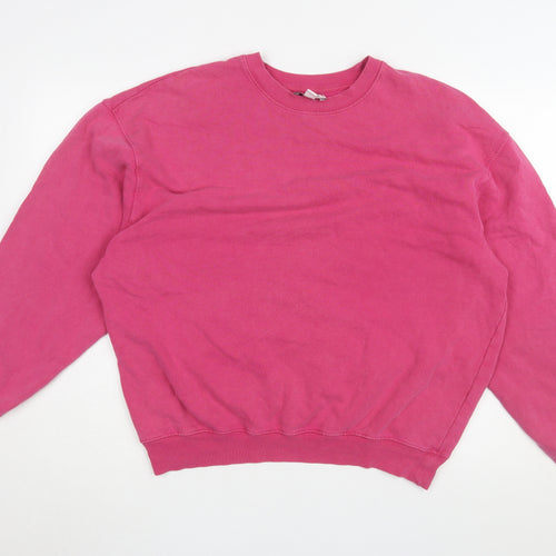Topshop Women's Pink Sweatshirt UK 10