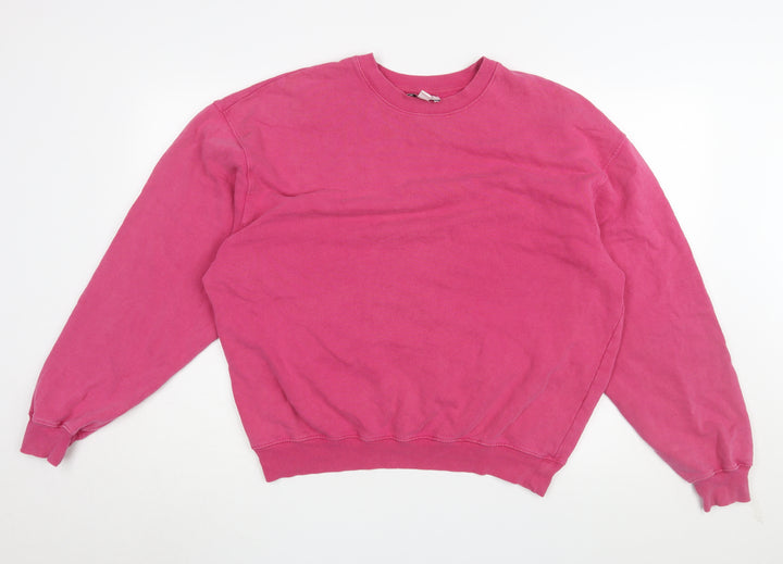 Topshop Women's Pink Sweatshirt UK 10