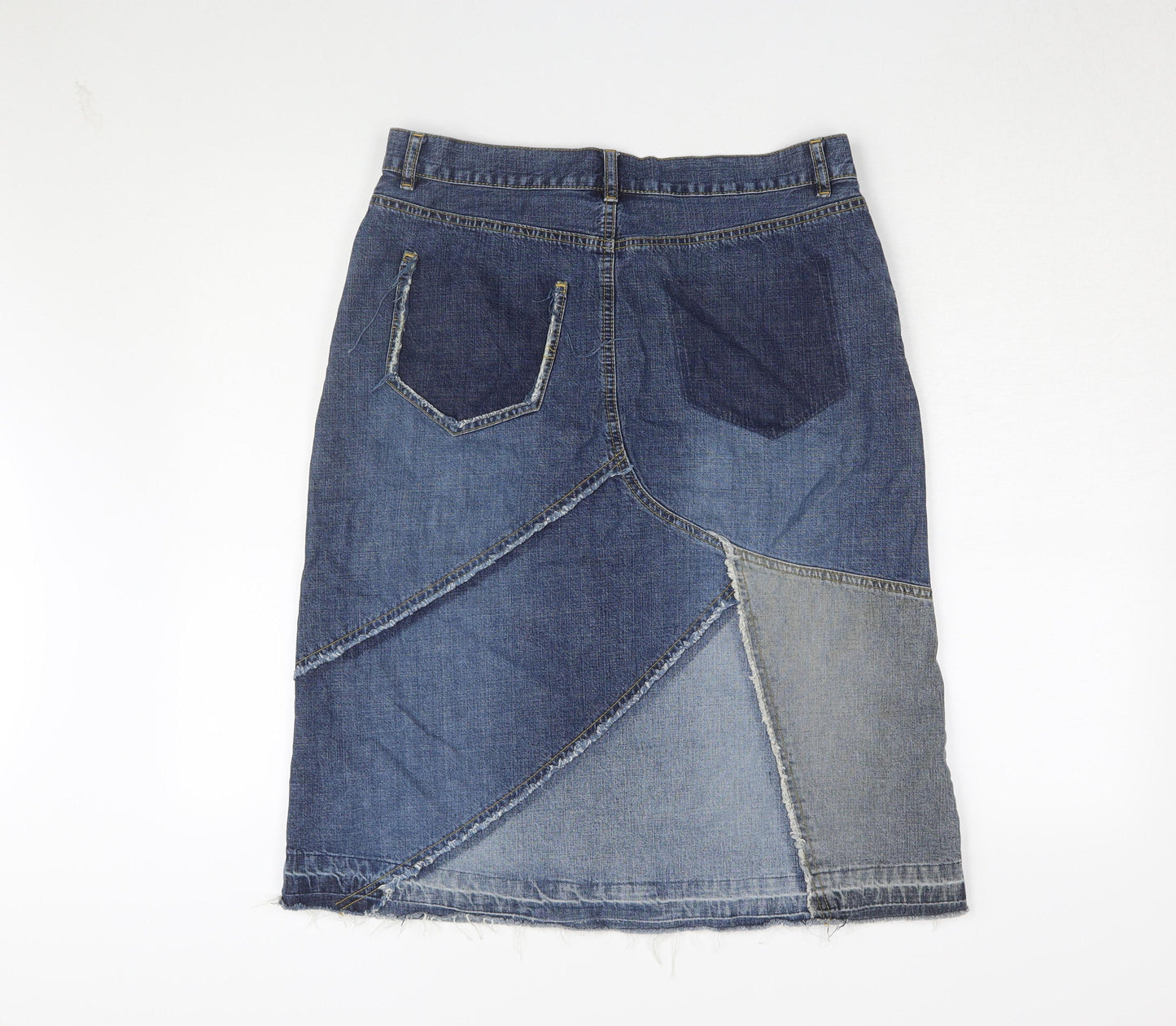 Divided Women's Blue Denim Skirt, Size 14, Casual Style