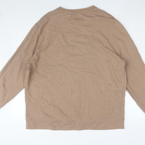 River Island Beige XL Men's Pullover Sweatshirt