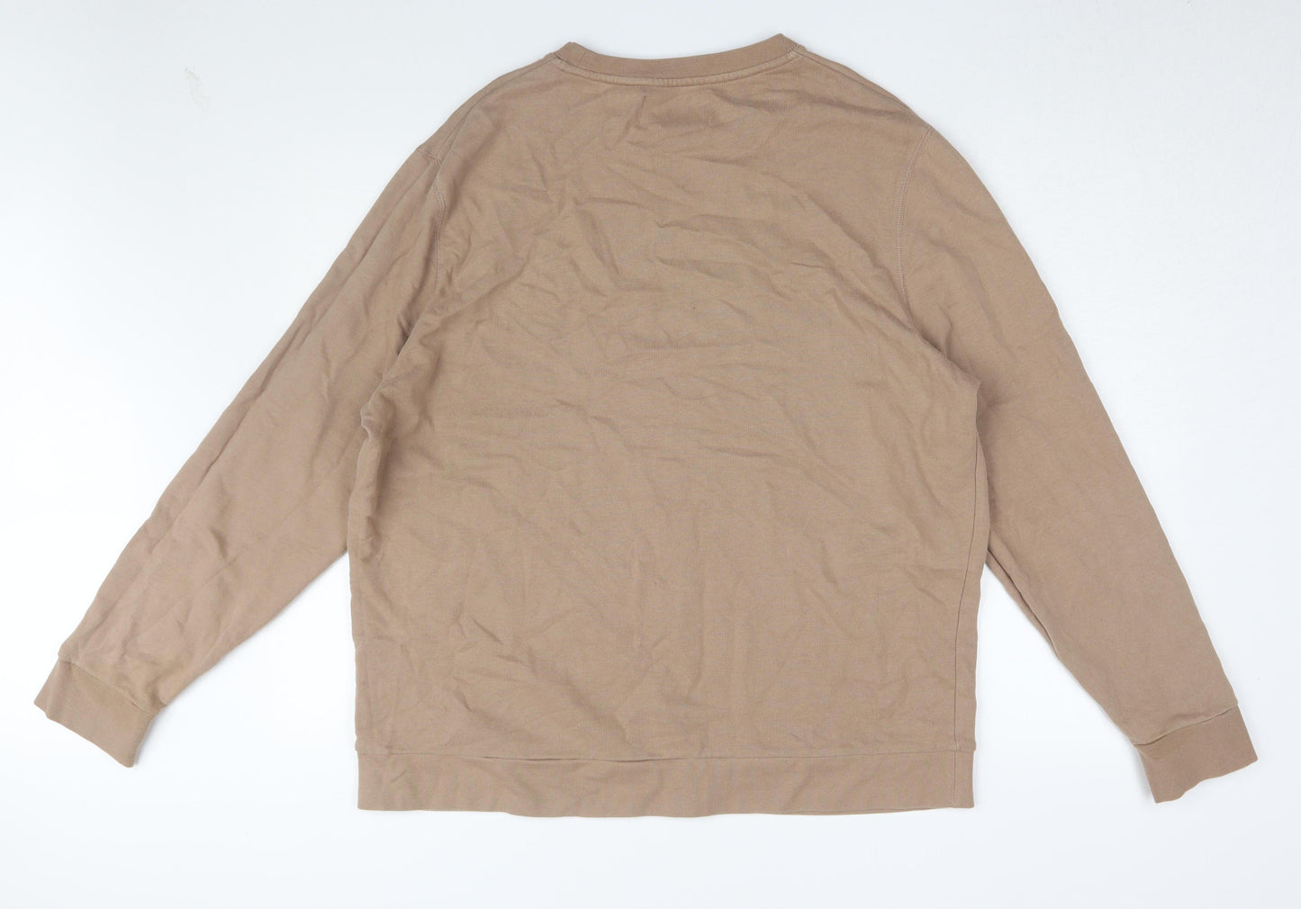 River Island Beige XL Men's Pullover Sweatshirt