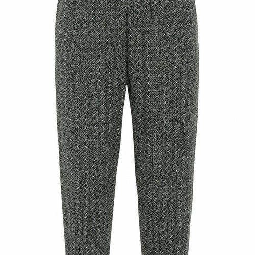 Marks and Spencer Women's Black Geometric Jogger Trousers UK 8