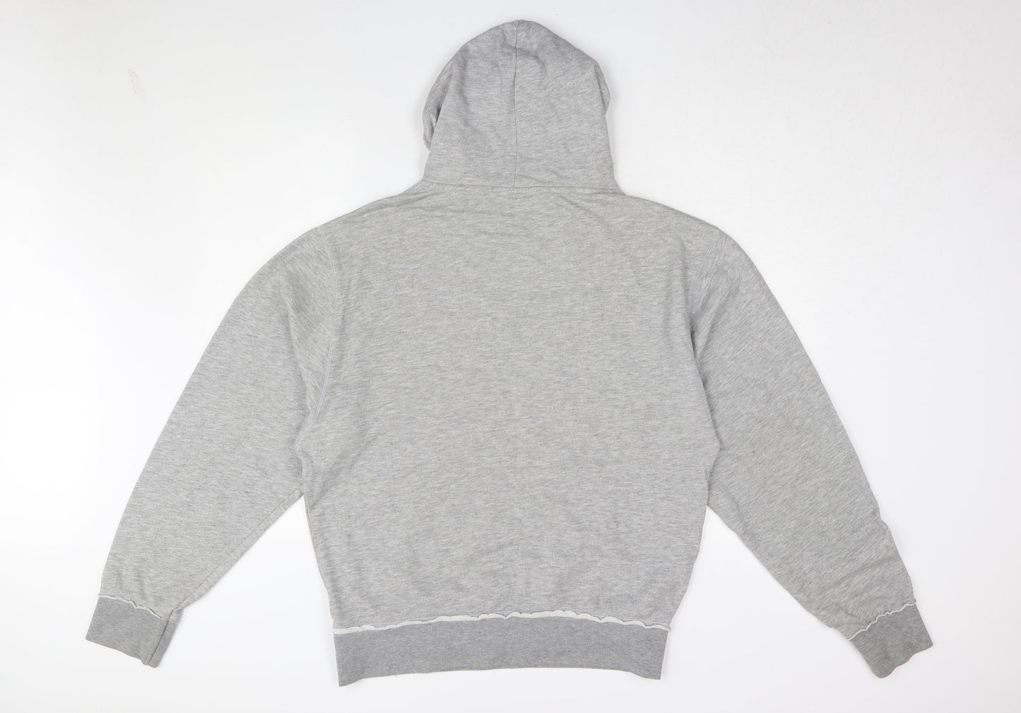 Dunnes Stores Men's Grey Logo Hoodie, Medium, Pullover