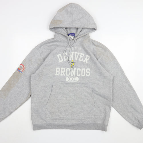 Reebok Men's Grey Pullover Hoodie