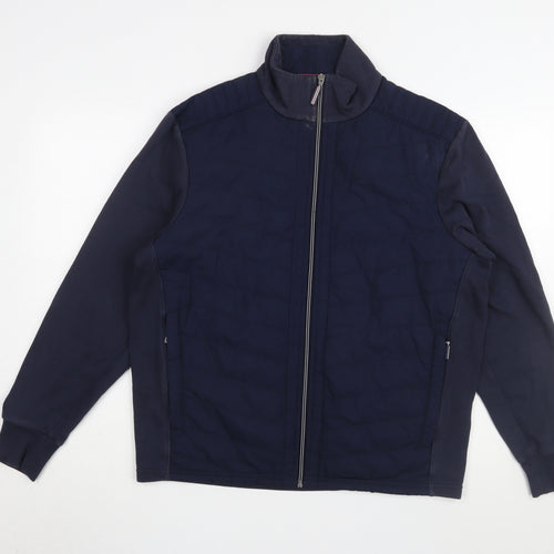 Marks and Spencer Men's Blue Medium Windbreaker Jacket