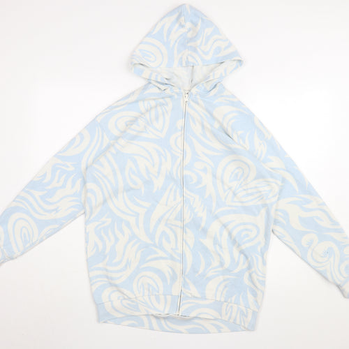 H&M Boys Blue Graphic Print Full Zip Hoodie 12-14 Years