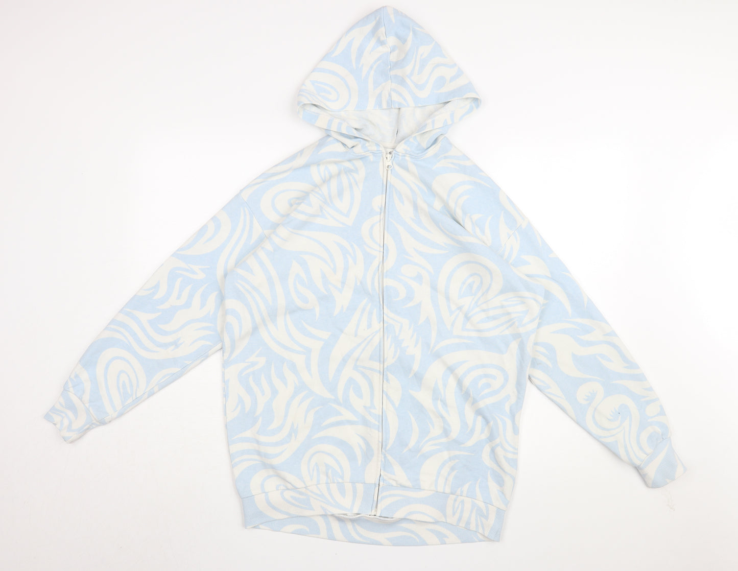 H&M Boys Blue Graphic Print Full Zip Hoodie 12-14 Years