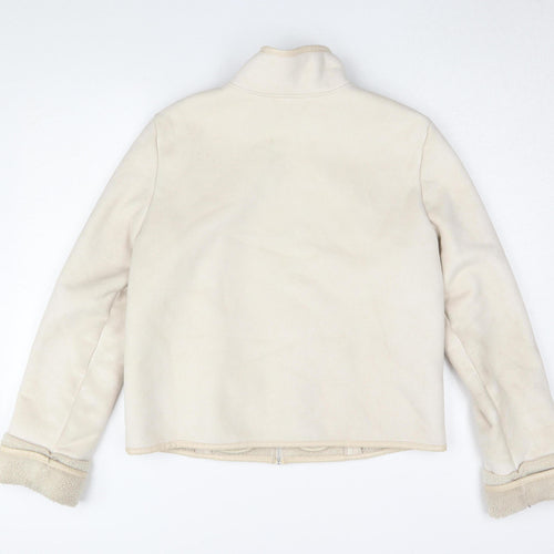 Next Women's Beige Short Basic Jacket Size 14