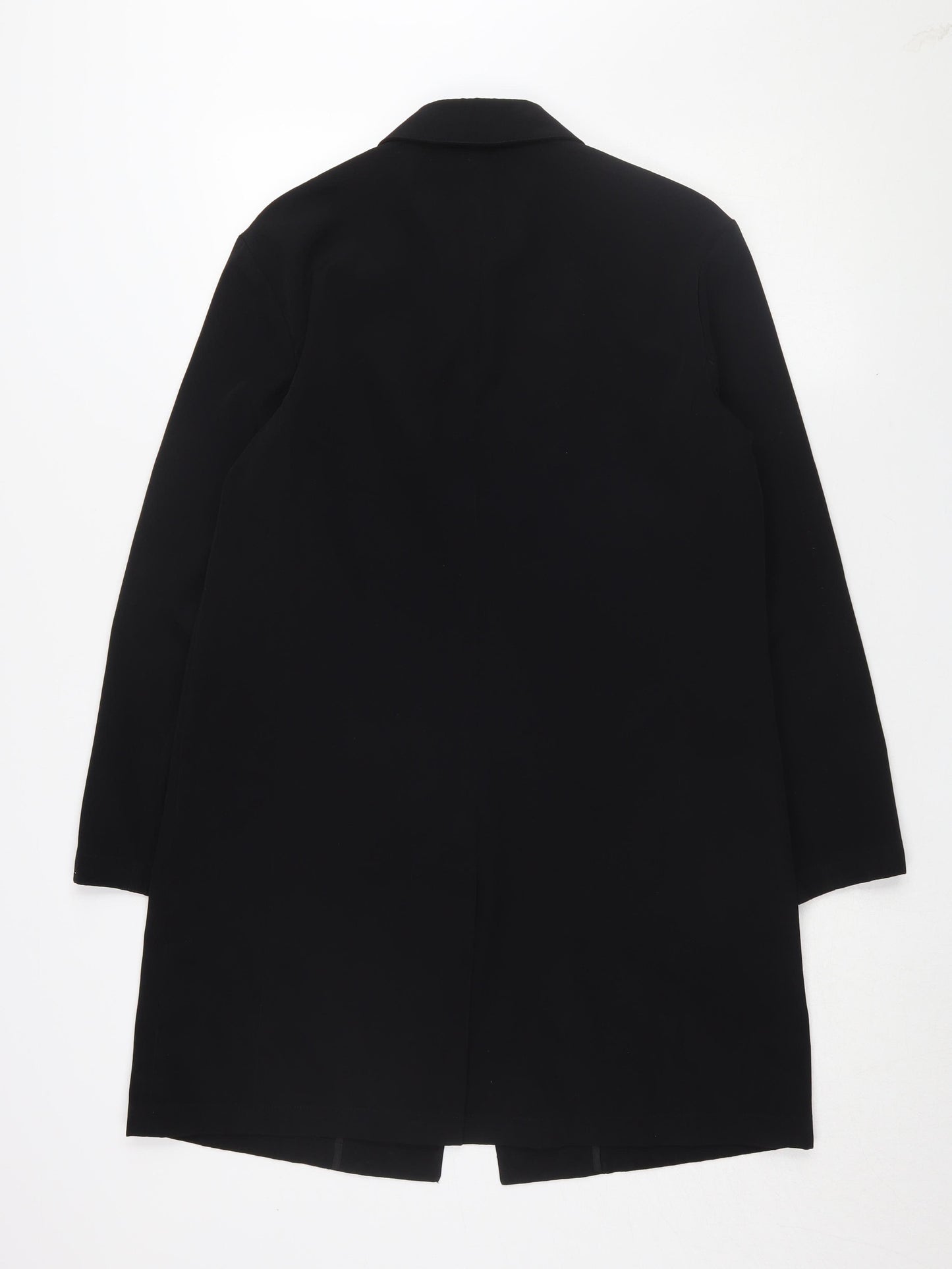 Next Women's Black Mid-Length Classic Overcoat