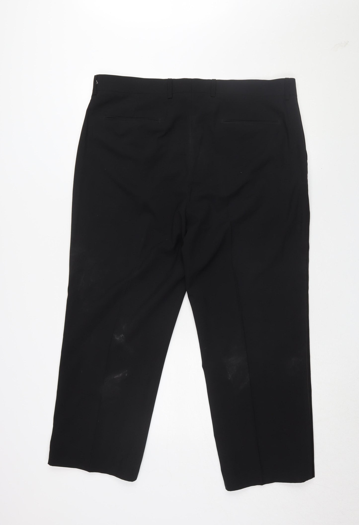 BHS Unisex Black Dress Pants Medium 38in Waist