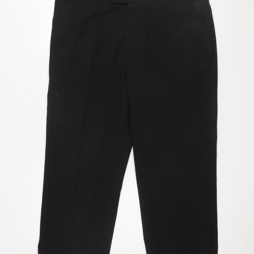 BHS Unisex Black Dress Pants Medium 38in Waist