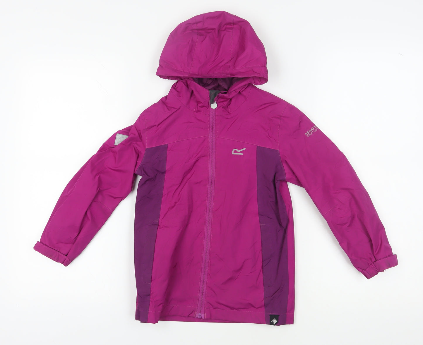Regatta Girls Purple Waterproof Jacket 5-6 Yrs