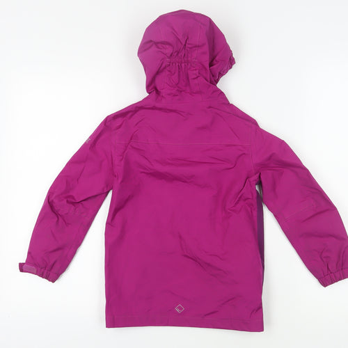 Regatta Girls Purple Waterproof Jacket 5-6 Yrs