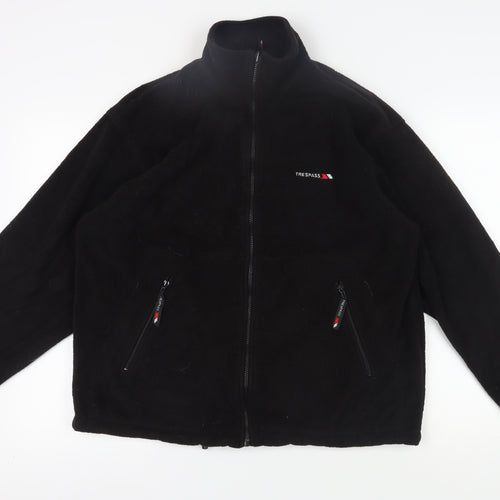 Trespass Men's Black Fleece Jacket, Size M