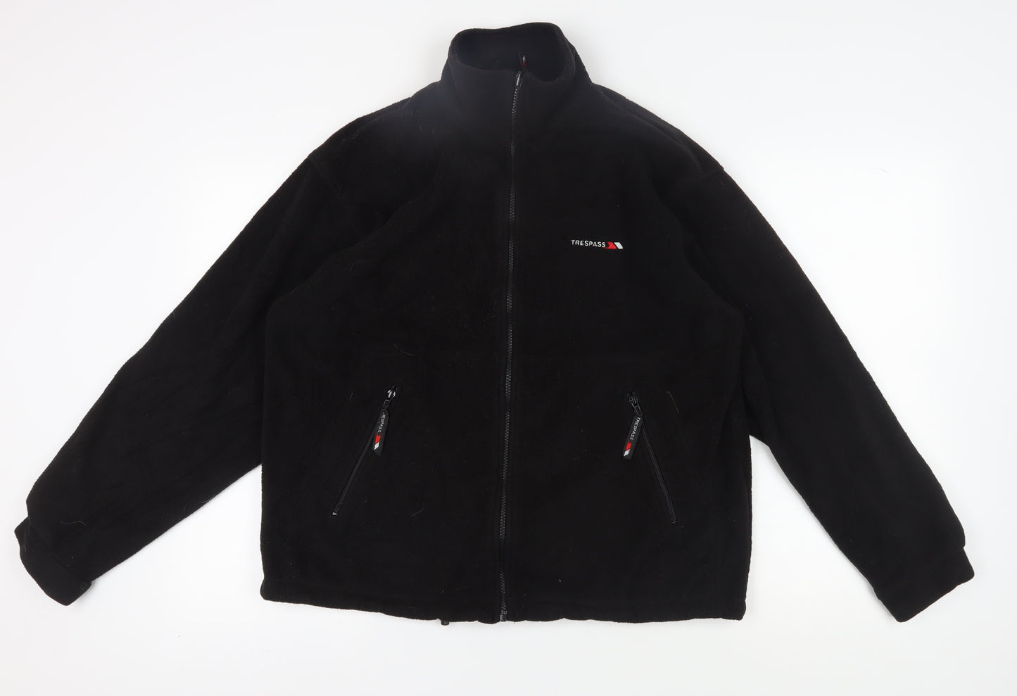 Trespass Men's Black Fleece Jacket, Size M