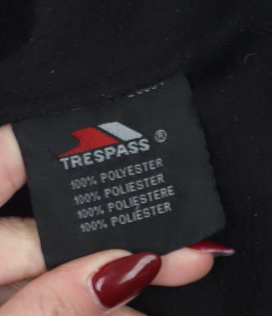 Trespass Men's Black Fleece Jacket, Size M
